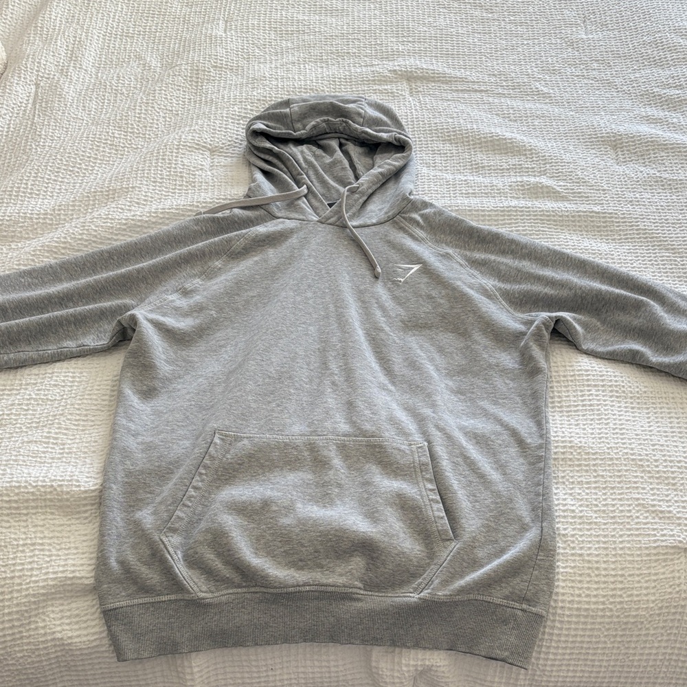 Gymshark Light Gray Men's Hoodie
